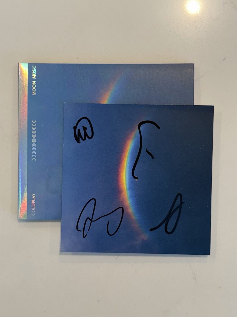 Coldplay Signed Moon Music CD Full Band Autographed Sealed Signed Insert #1
